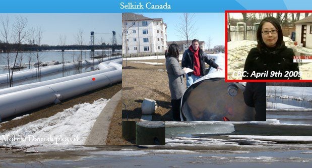 Barriers in water