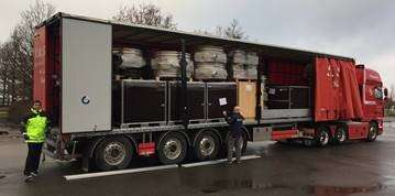 NoFloods Bariérová přeprava nákladních vozidel