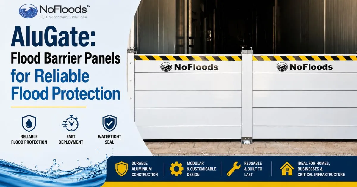 AluGate Flood Barrier Panels for Reliable Flood Protection