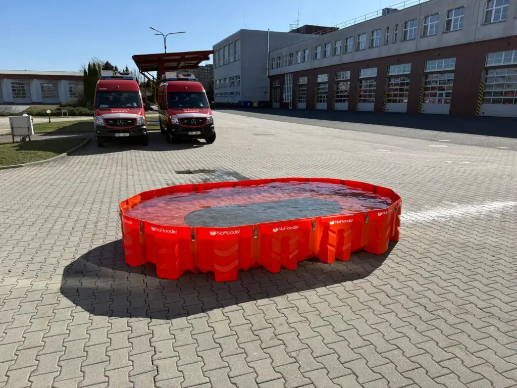 EasyWall full of water in round deployment