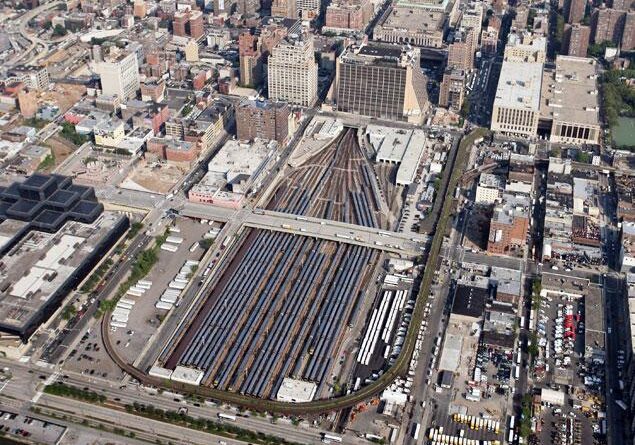 New York Flood Barriers in Long Island Railroad's Westside Yard